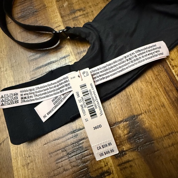 Victoria's Secret Classic Lightly Lined Demi Black Bra Mul Sizes. NWT - Picture 9 of 16